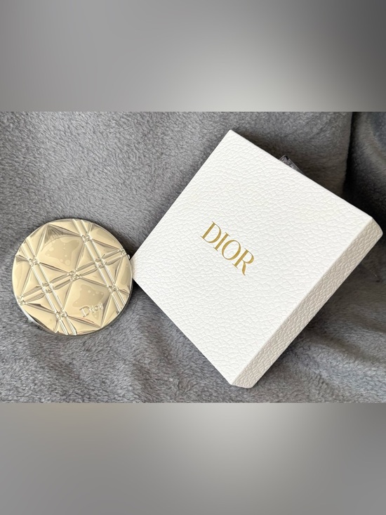 Dior Accessories - Dior Silver Color Compact Double Mirror with Box, NWT NIB.